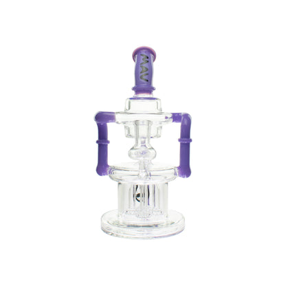 Quad turbo showerhead percolator recycler dab rig 