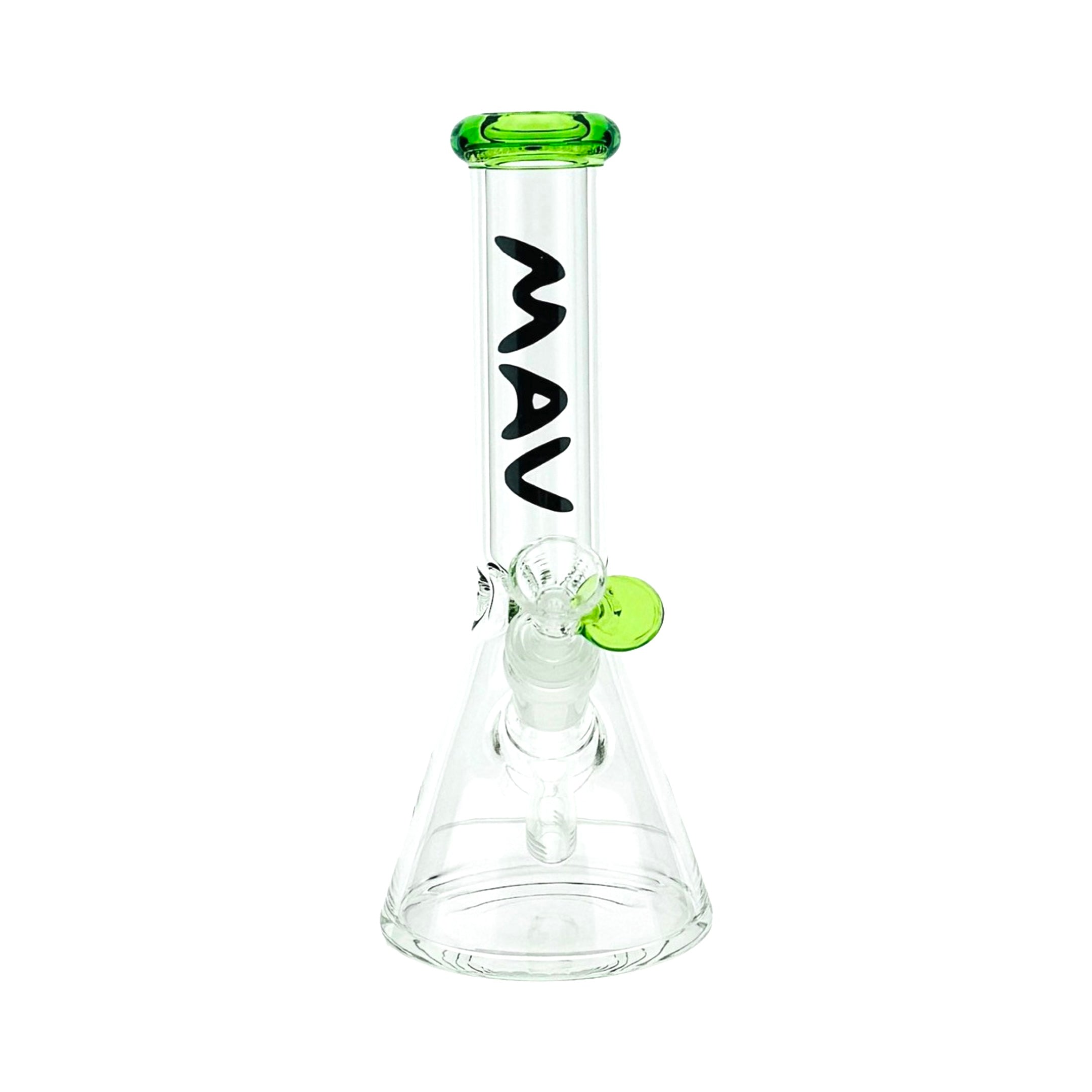 8 Inch Glass Beaker Water Pipe with Ice Pinch 