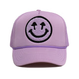 Monochrome Double Blind Trucker Hat - Lavender