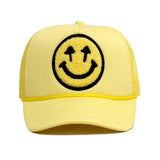 Monochrome Double Blind Trucker Hat - Yellow