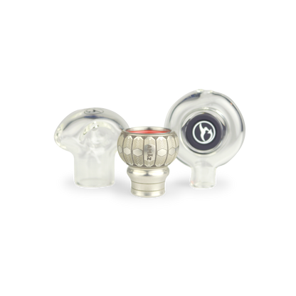AMAZbowl Spoon modular glass pipe with removable mouthpiece