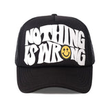 Nothing Is Wrong Trucker Cap - Black