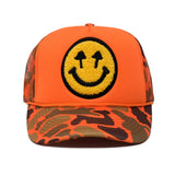 Double Blind Trucker Cap - Orange Camo