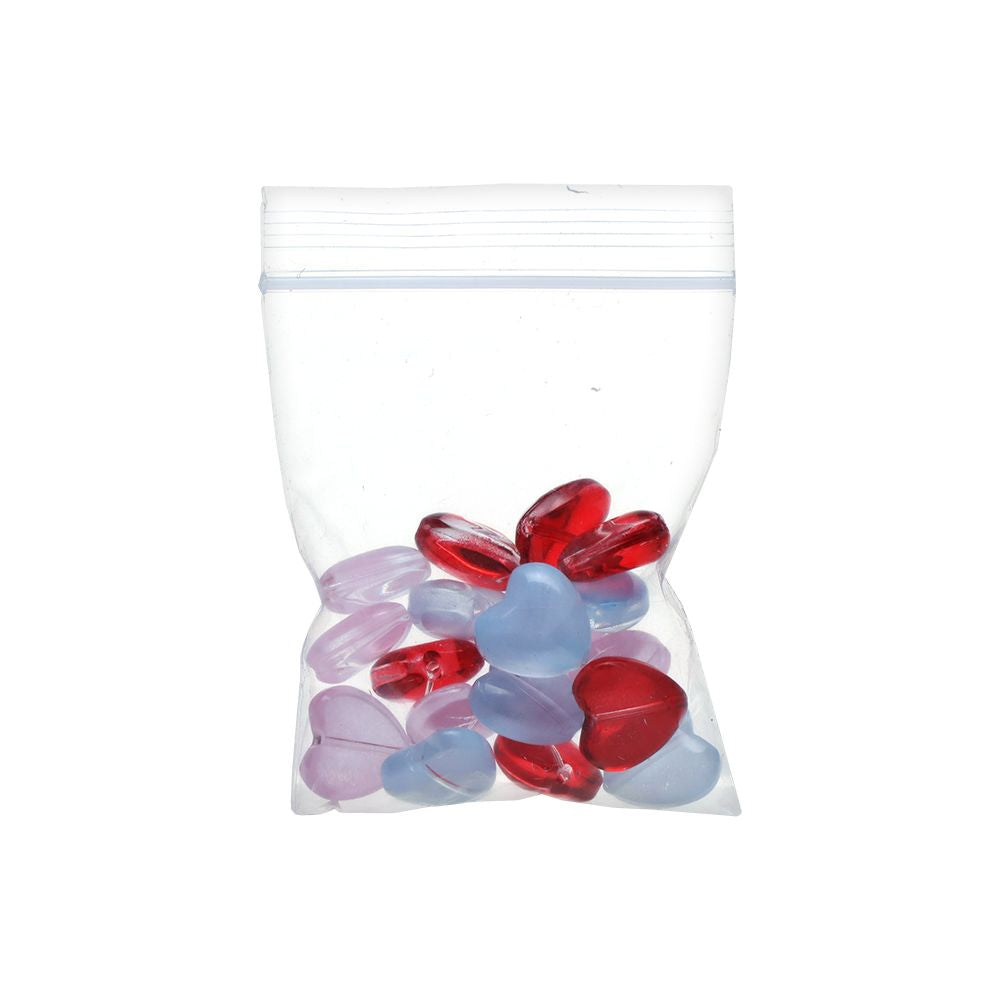 Glycerin Hearts Waterpipe with Gem Hearts