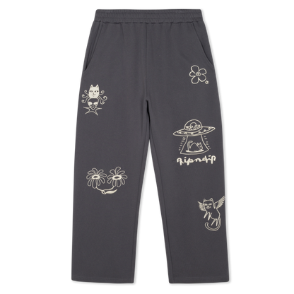 Blonded Straight Leg Sweatpants