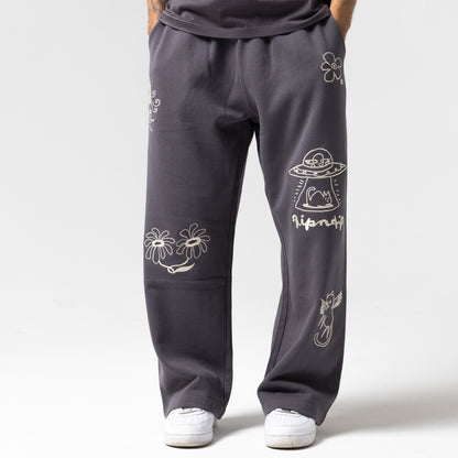 Blonded Straight Leg Sweatpants