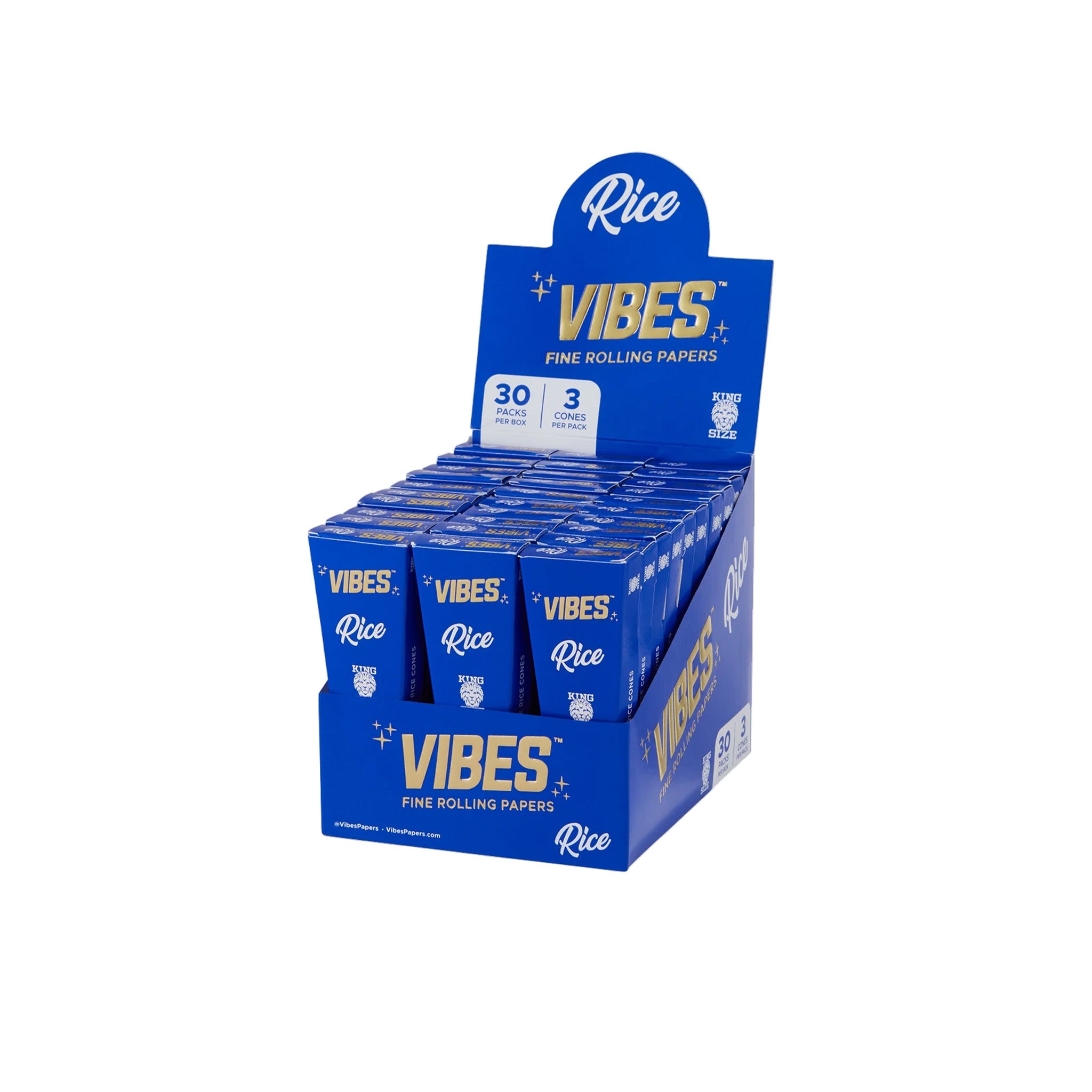 Organic hemp king size cones unbleached 