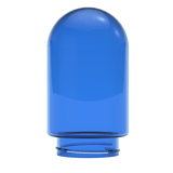 Single Glass Globe - Large - Blue