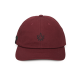 Leaf Dad Cap V2 - Burgundy